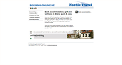 Desktop Screenshot of bokning-online.se